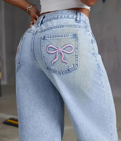 Livia | Viral Bow Jeans
