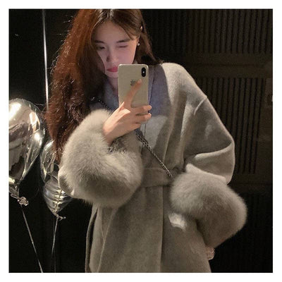Livia | Fur Cape Coat