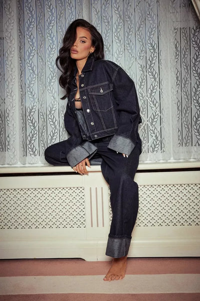 Livia | Dark Denim Set