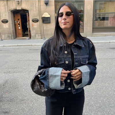 Livia | Dark Denim Set