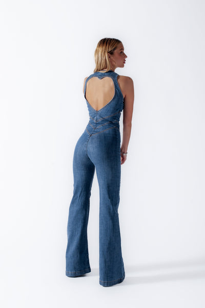 Livia | Lovely Denim Jumpsuit