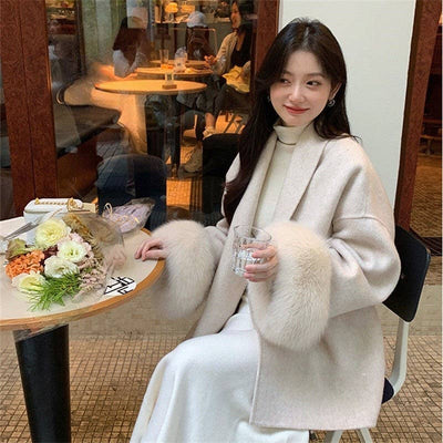 Livia | Fur Cape Coat